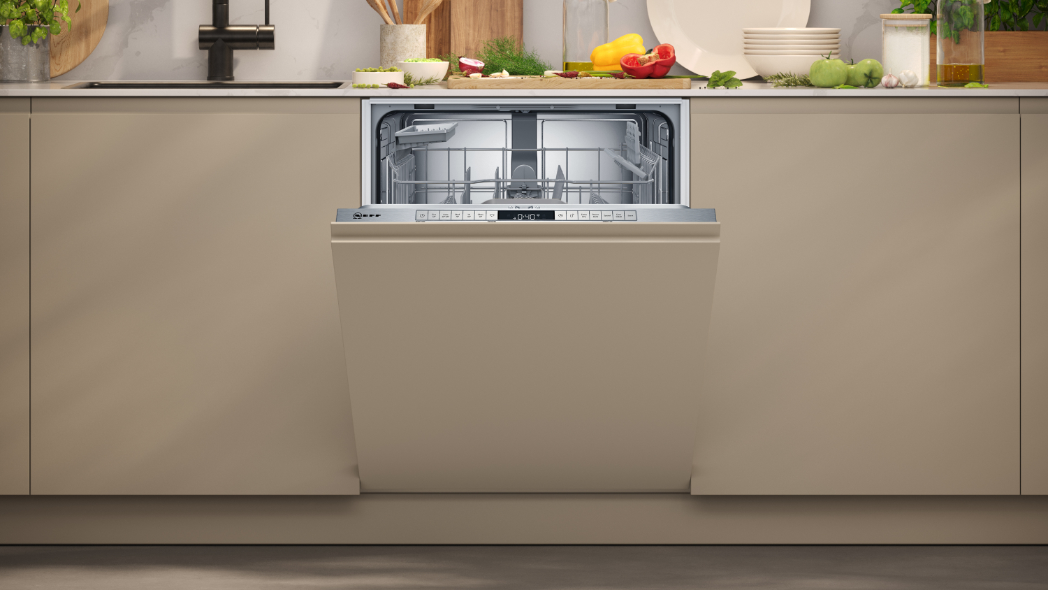 Neff 14 Place Setting Fully Integrated Dishwasher - Panel Ready (S155HTX02A)