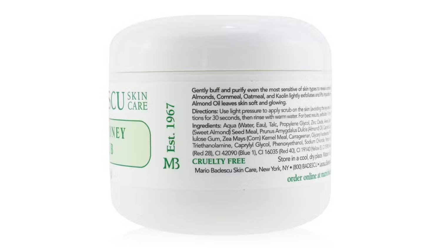 Mario Badescu Almond and Honey Non-Abrasive Face Scrub - For All Skin Types - 118ml/4oz