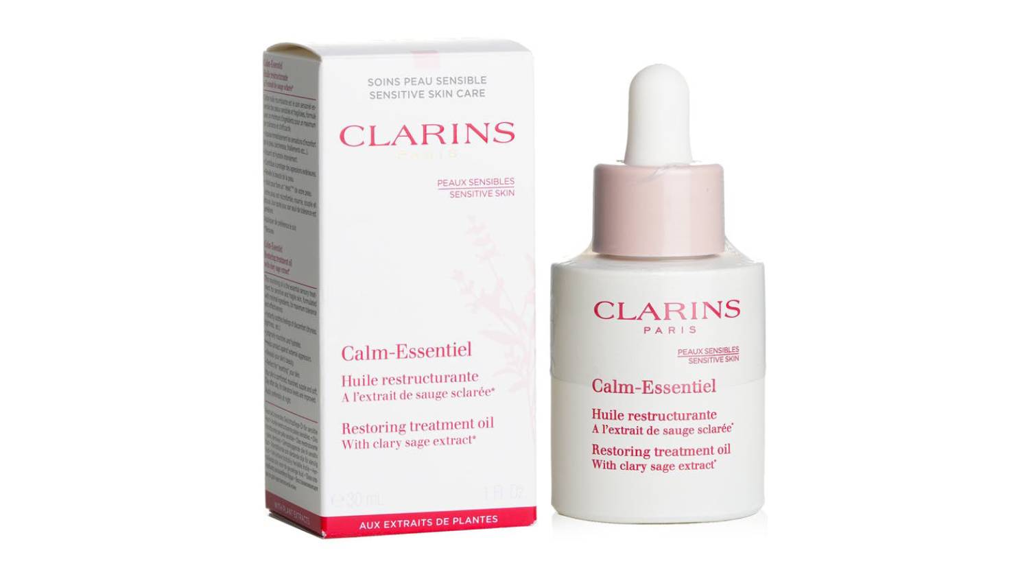 Clarins Calm-Essentiel Restoring Treatment Oil - Sensitive Skin - 30ml/1oz
