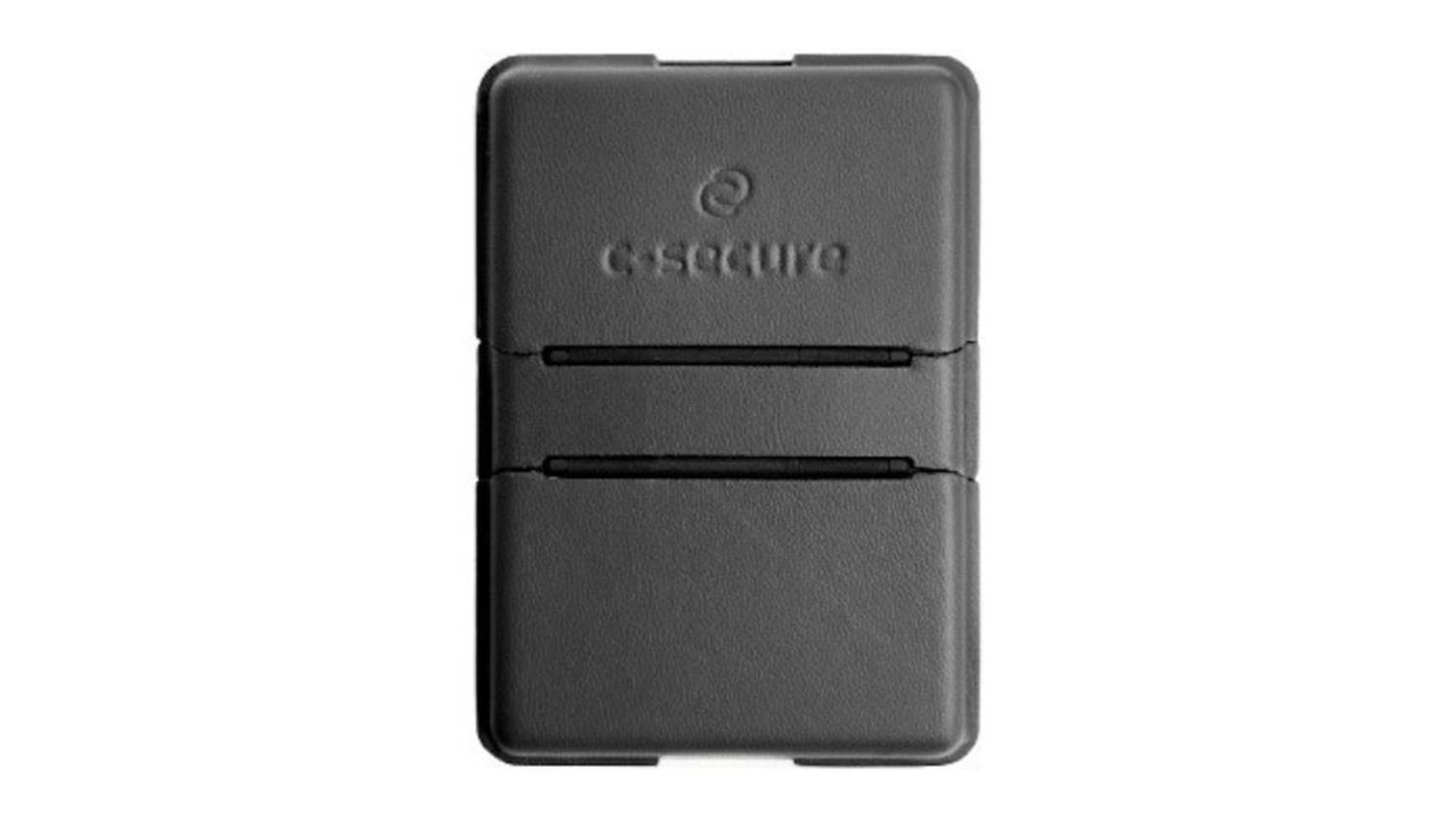 C-secure MagSafe Card Wallet Phone Attachment - Black