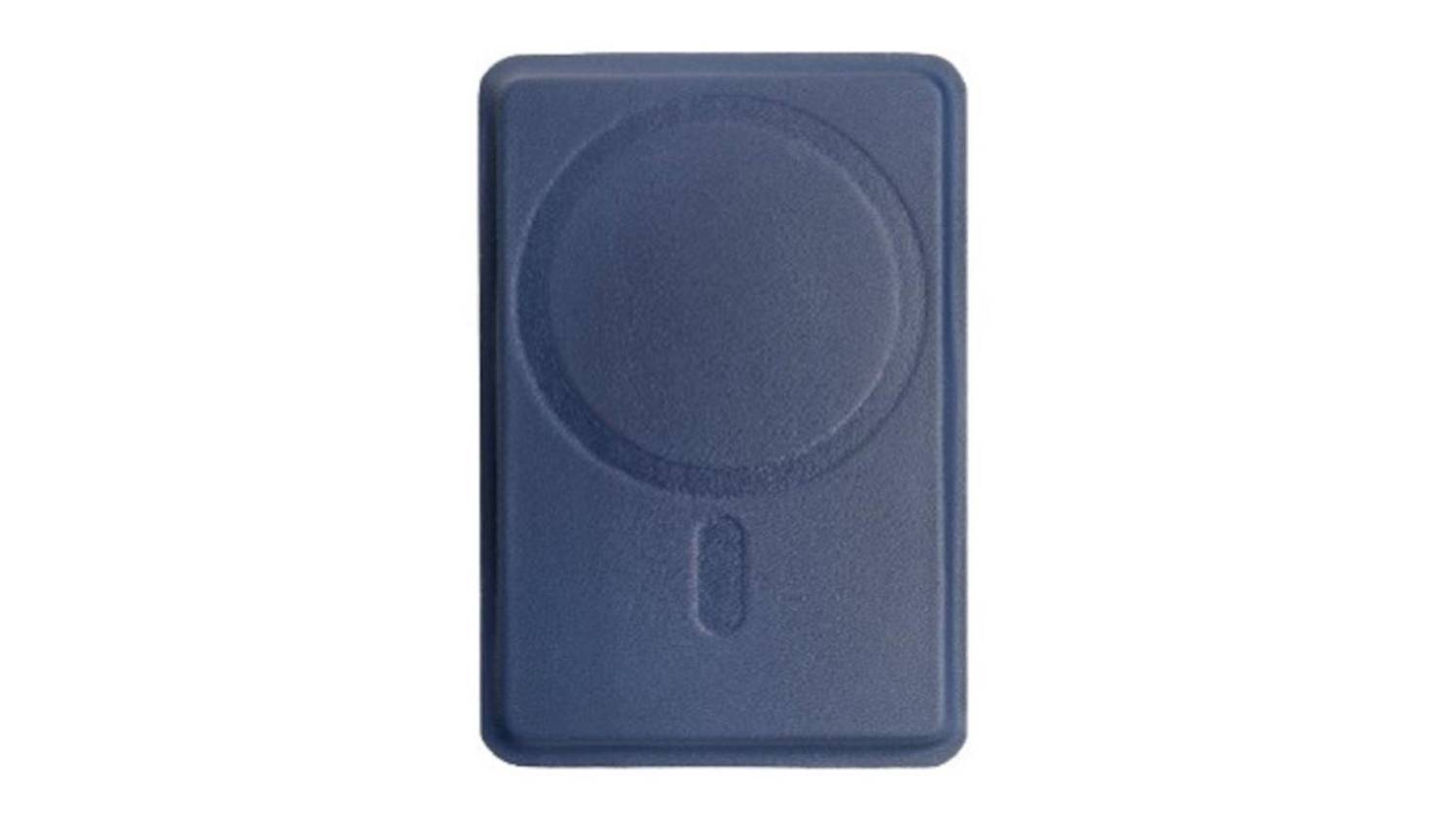 C-secure MagSafe Card Wallet Phone Attachment - Blue