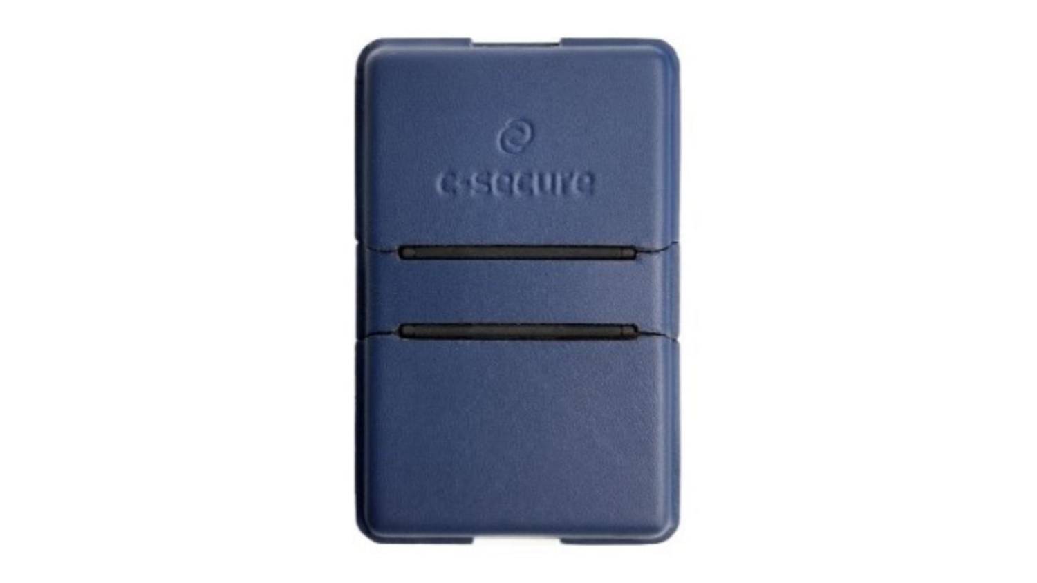 C-secure MagSafe Card Wallet Phone Attachment - Blue