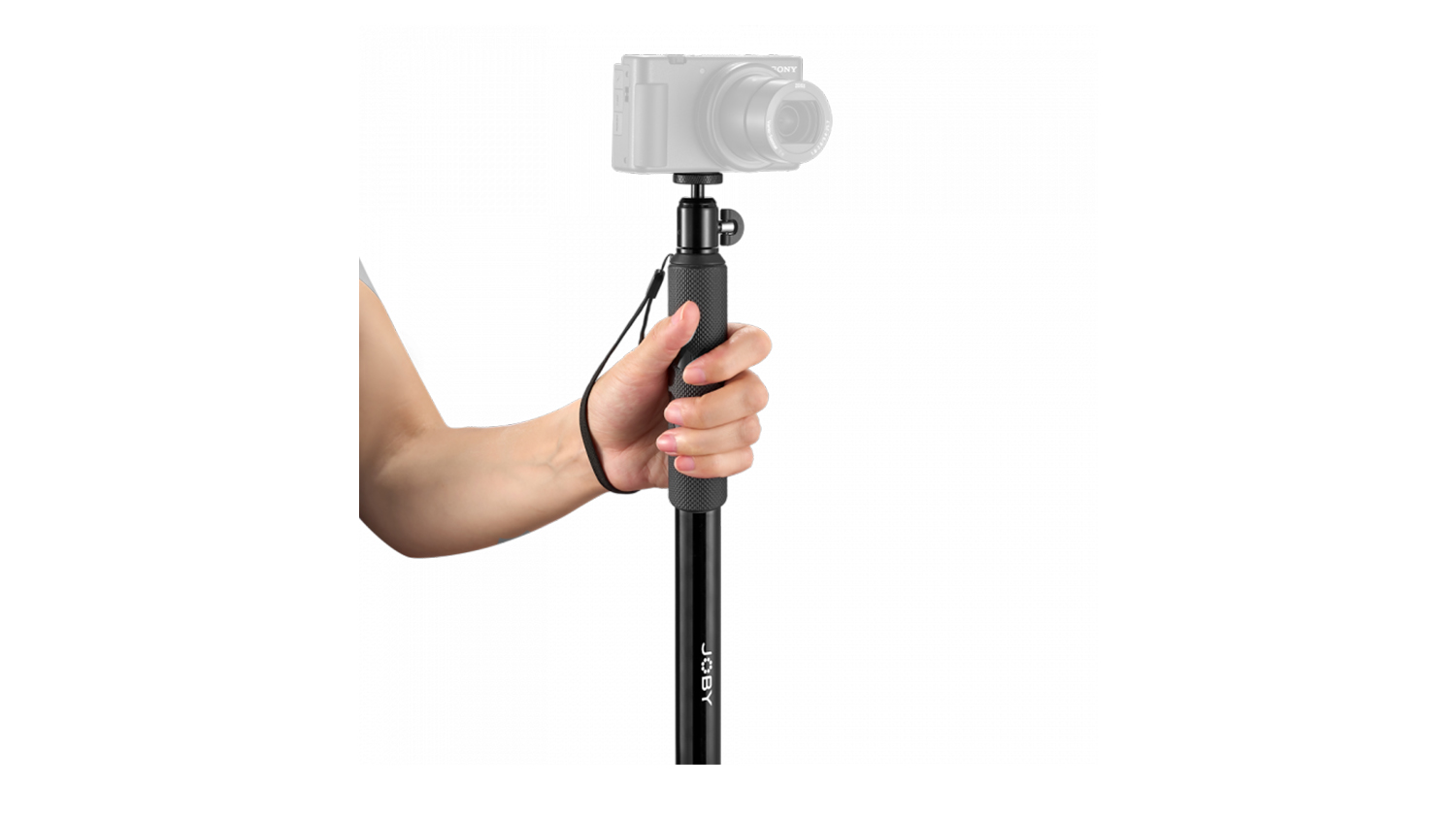 Joby Compact 2-in-1 Monopod for Camera - Black (JB01765)