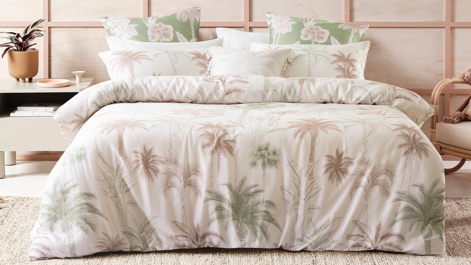 Lombok Leaf Duvet Cover Set by Savona - Super King AU