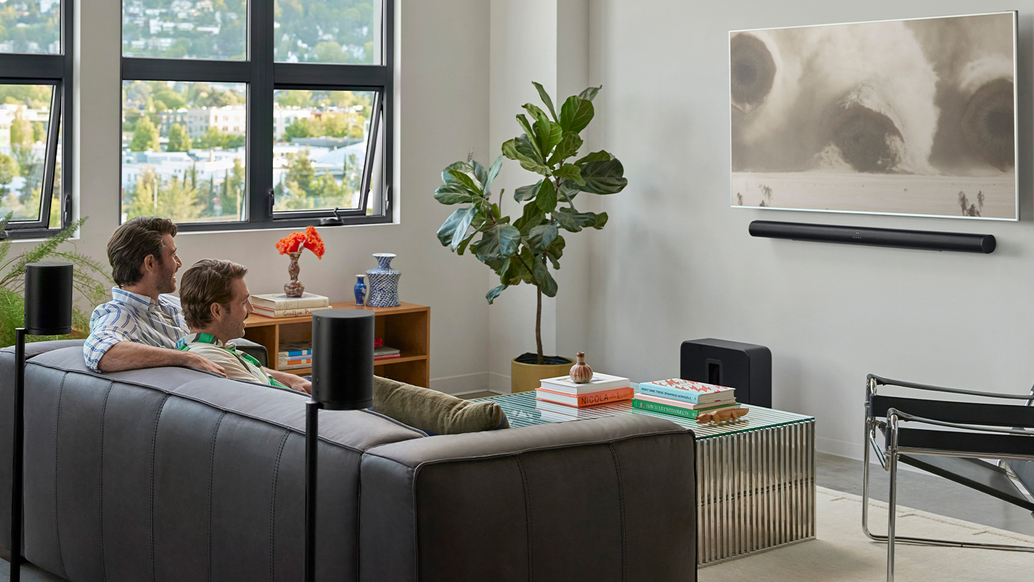 Sonos Soundbar, Subwoofer & Speaker Standard Entertainment Package - Black