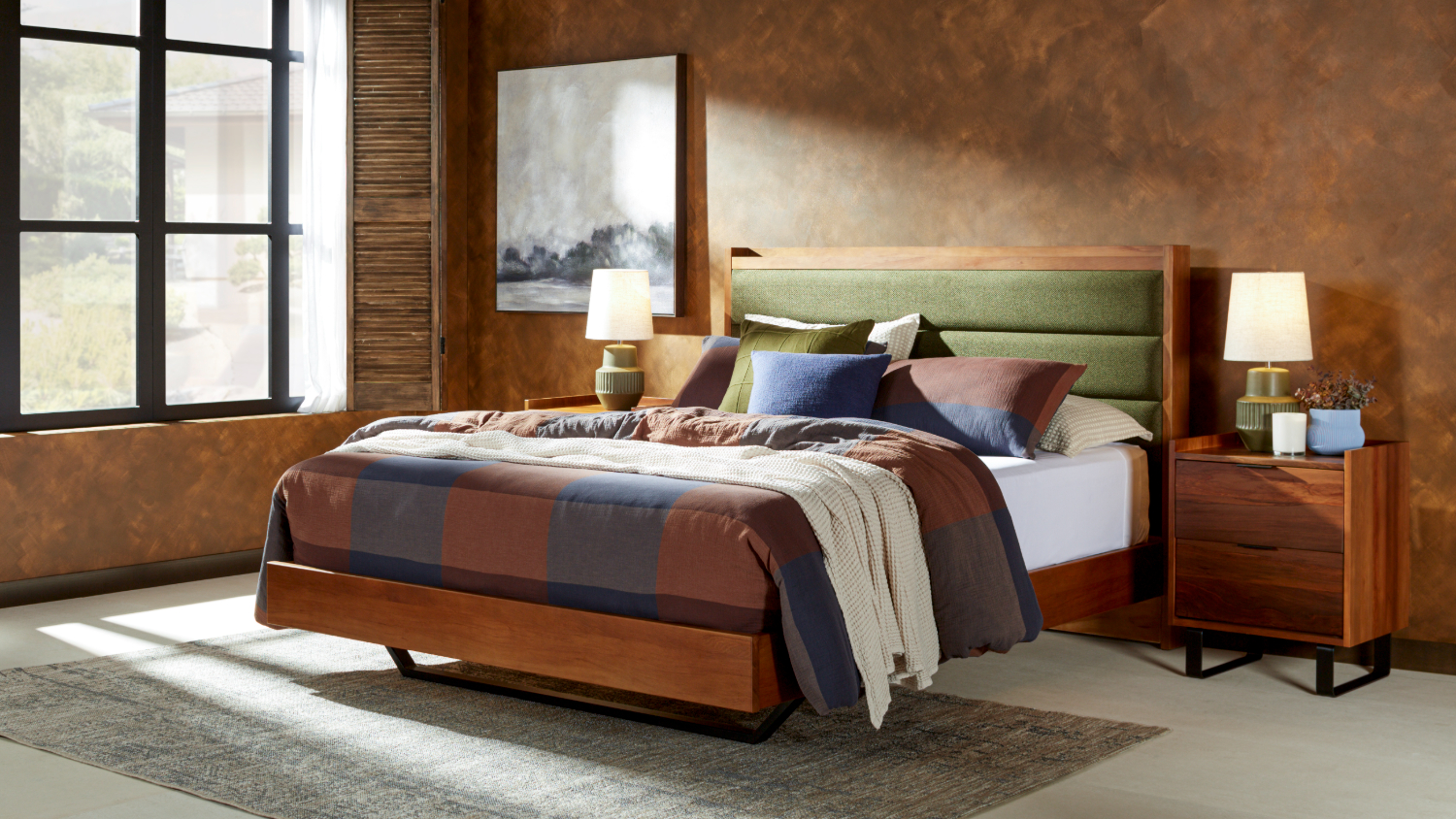 Muriwai King Upholstered Headboard