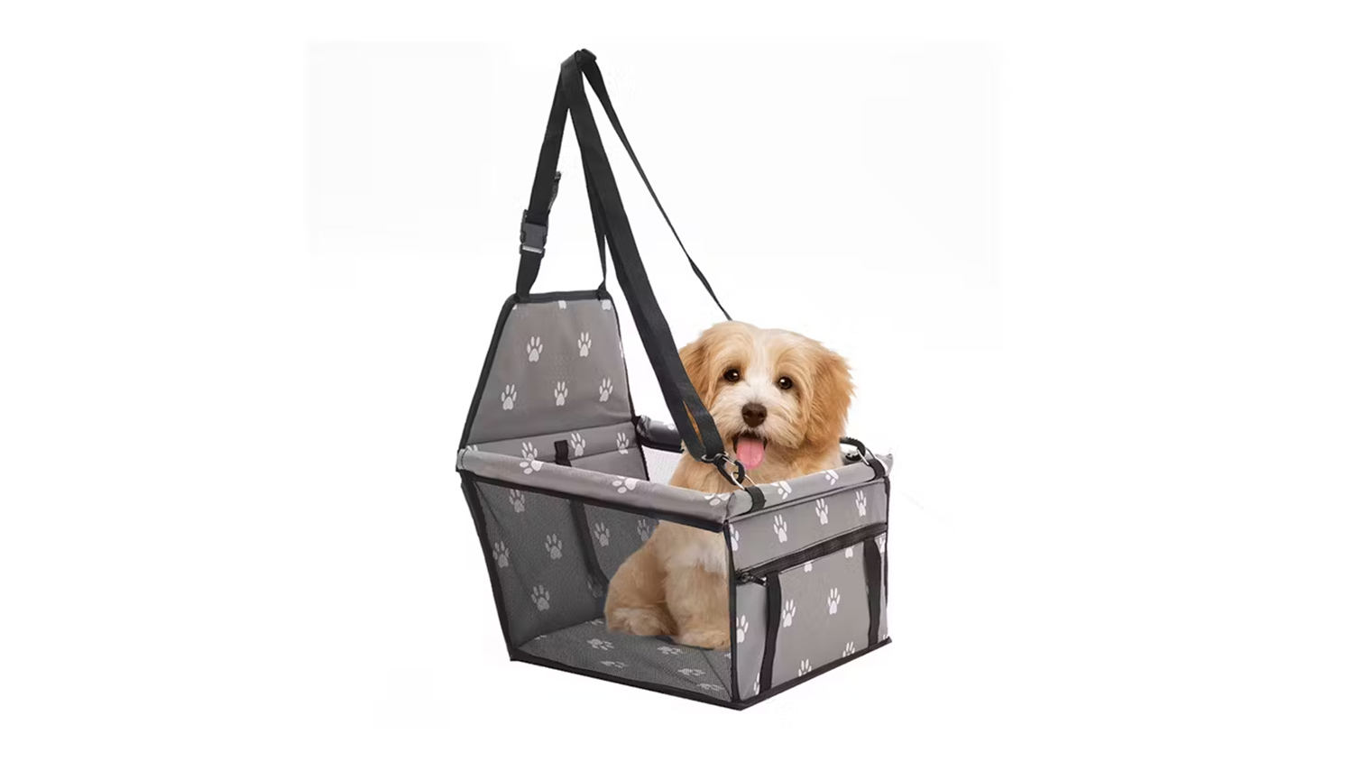 Soga Waterproof Pet Car Seat Booster - Grey