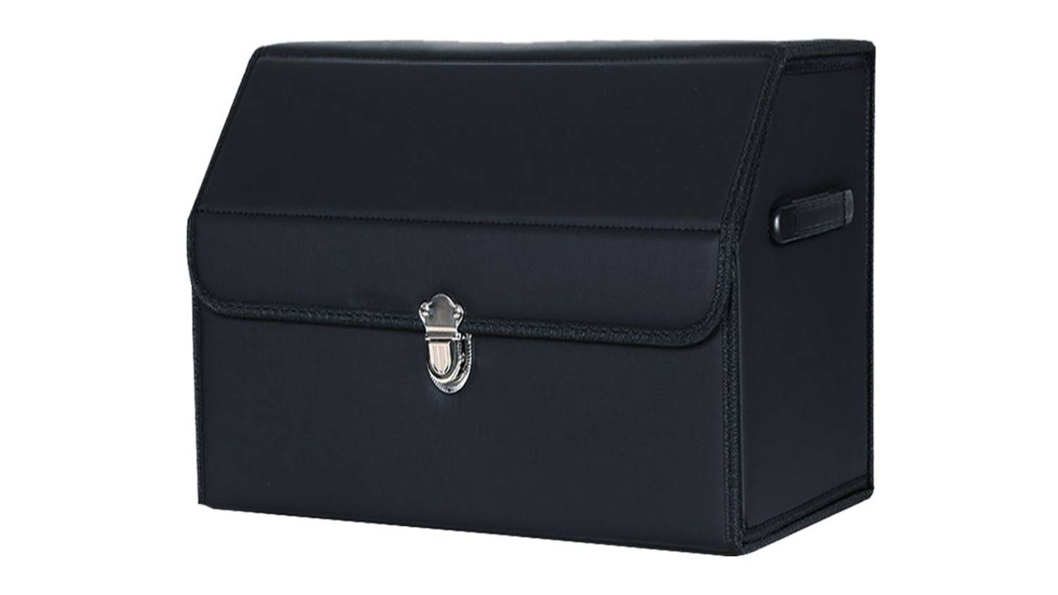 Soga Car Boot Storage Box With Lock Small - Black