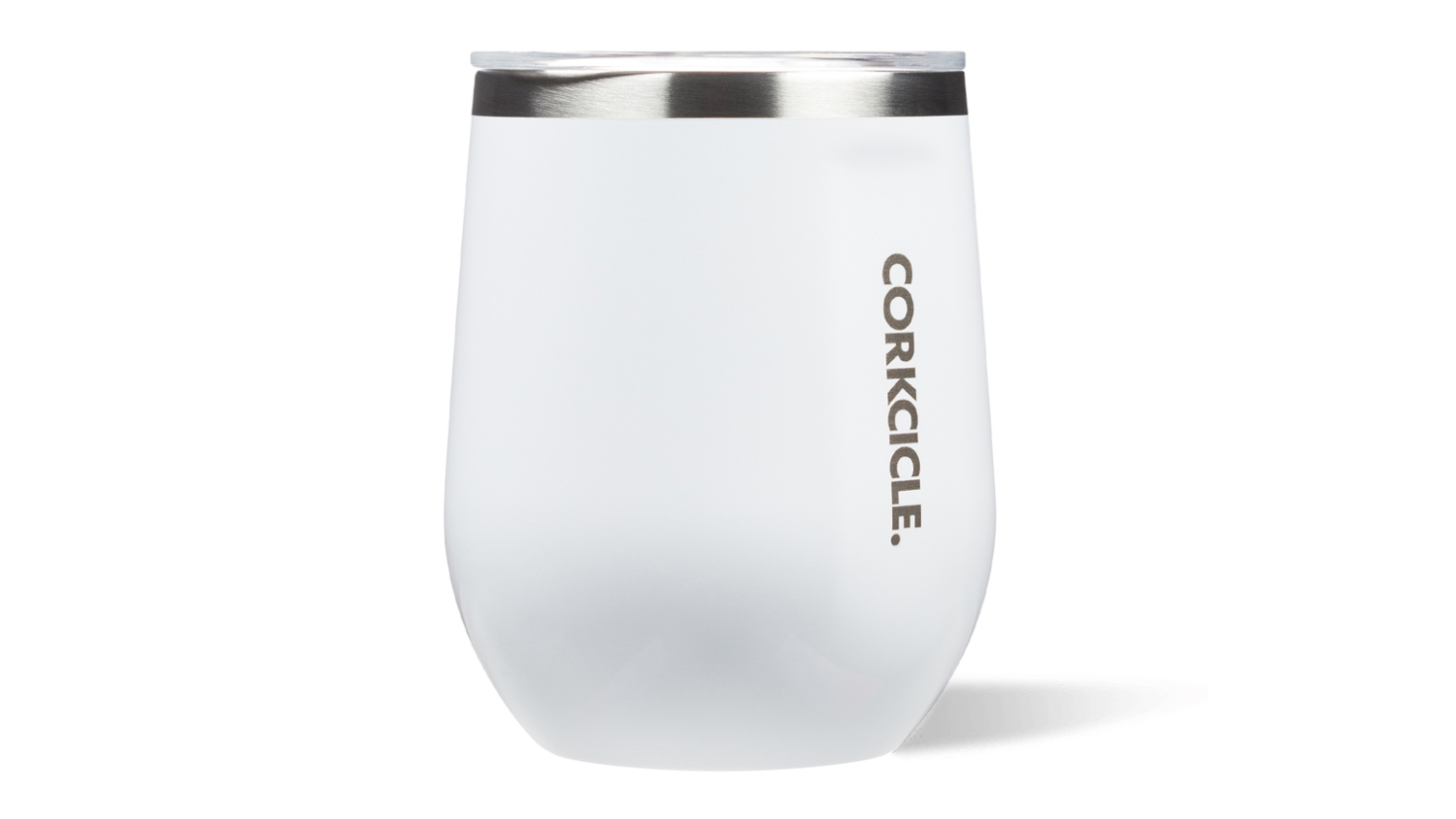 Corkcicle Classic Stemless Coffee Cup 340ml - Gloss White