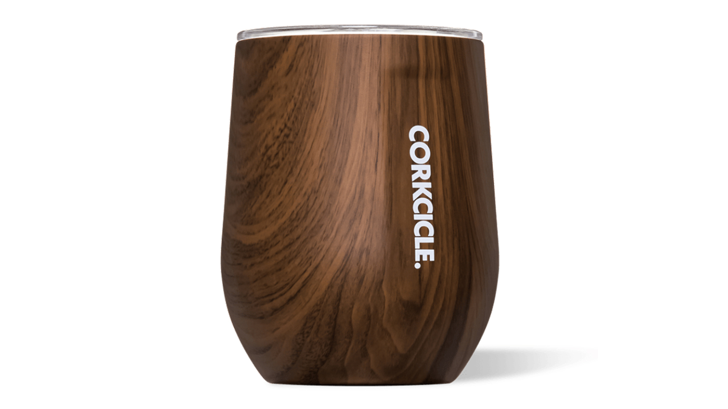 Corkcicle Classic Stemless Coffee Cup 340ml - Walnut Wood