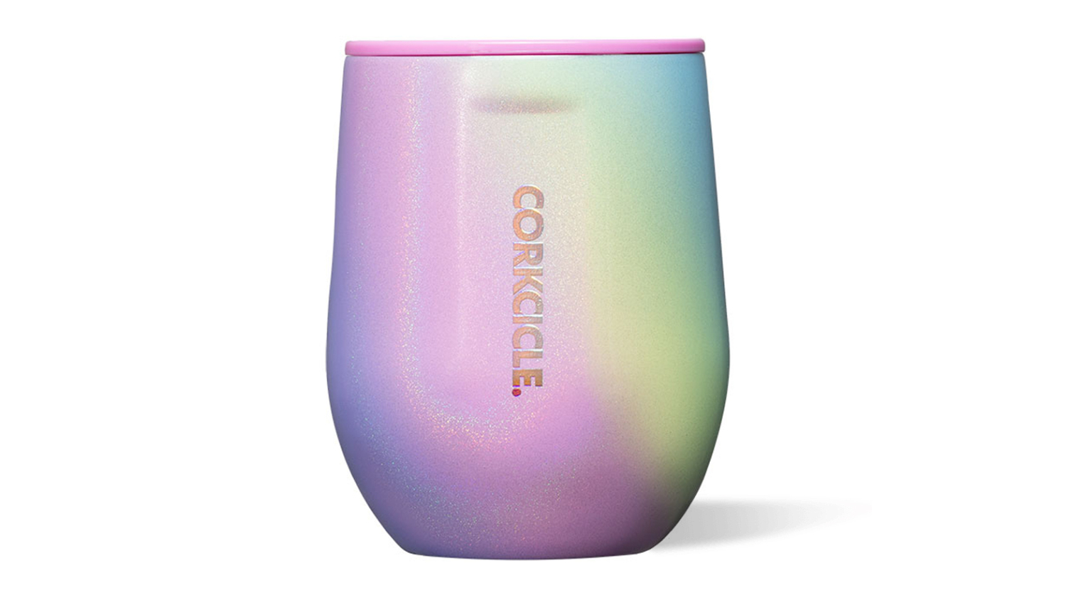 Corkcicle Classic Stemless Coffee Cup 340ml - Rainbow Unicorn