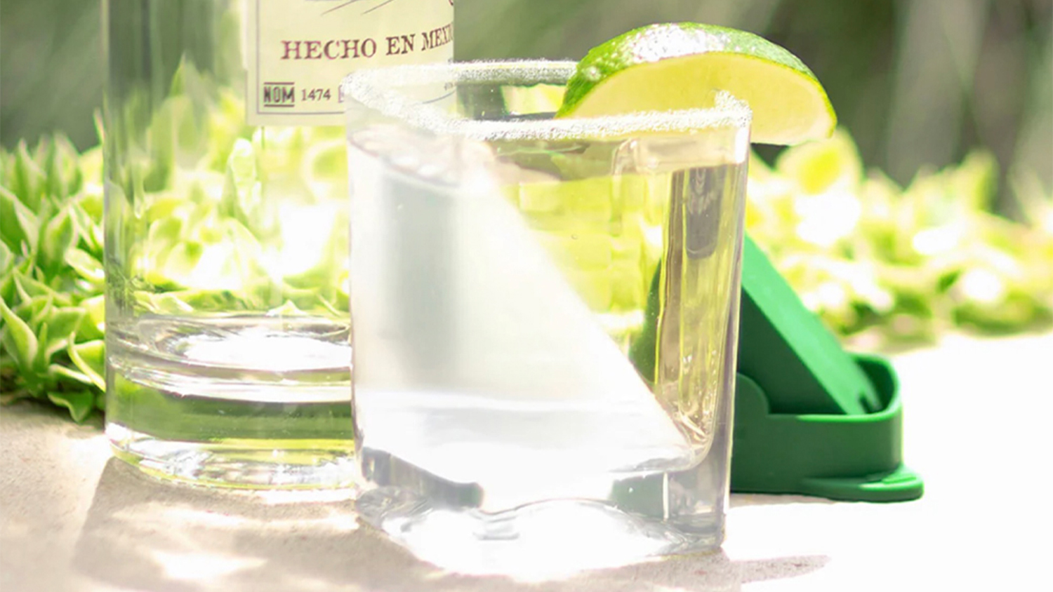 Corkcicle Tequila Triangle Ice and Glass Kit