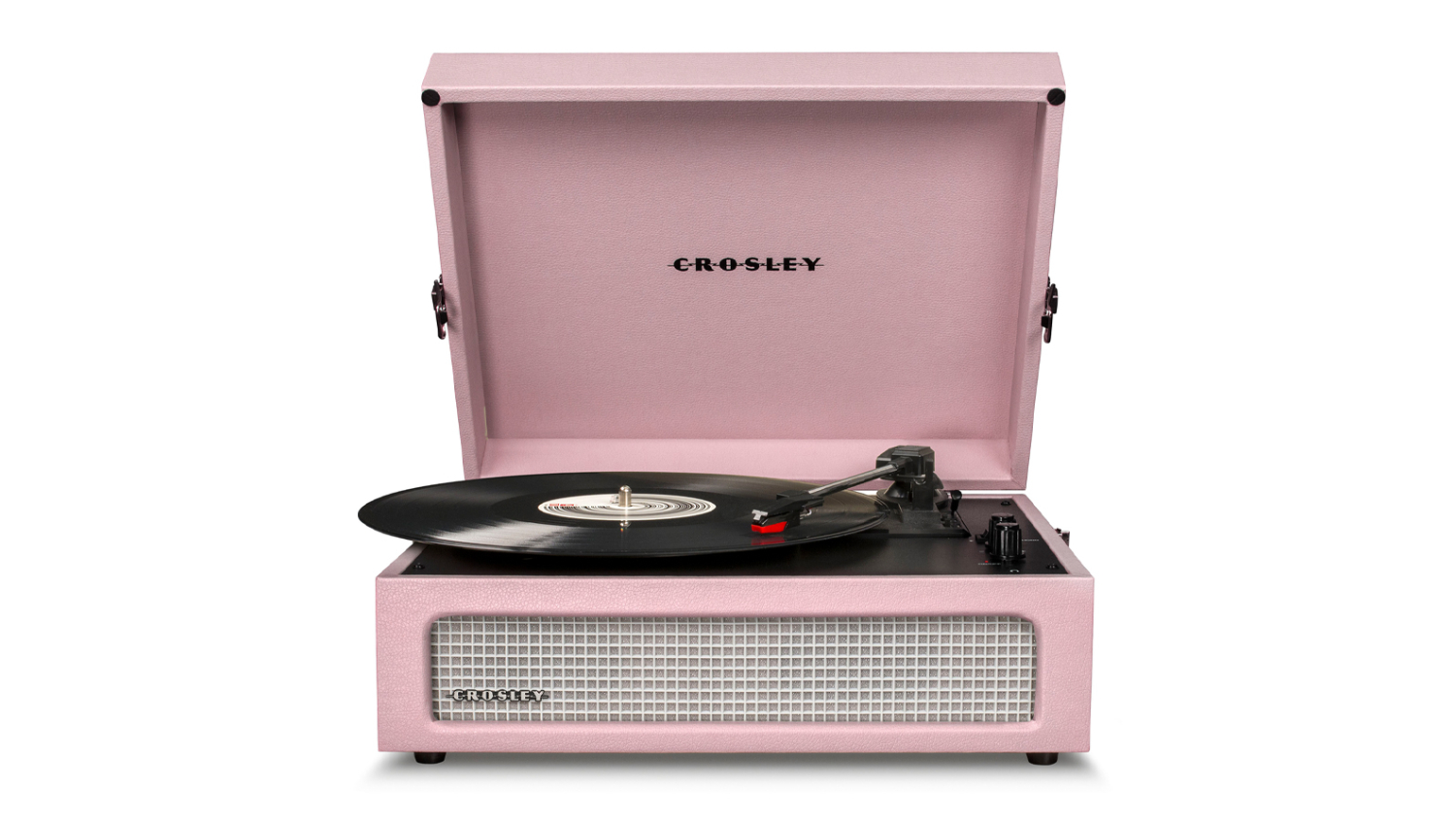 Crosley Voyager Bluetooth Turntable with Gadhouse Vinyl Rack - Amethyst