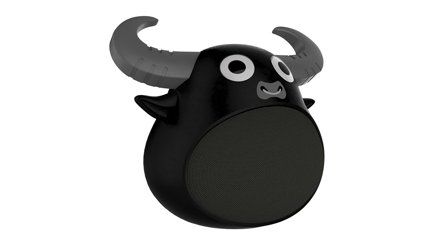 Fitsmart Animal Face Wireless Bluetooth Speaker - Black Bull