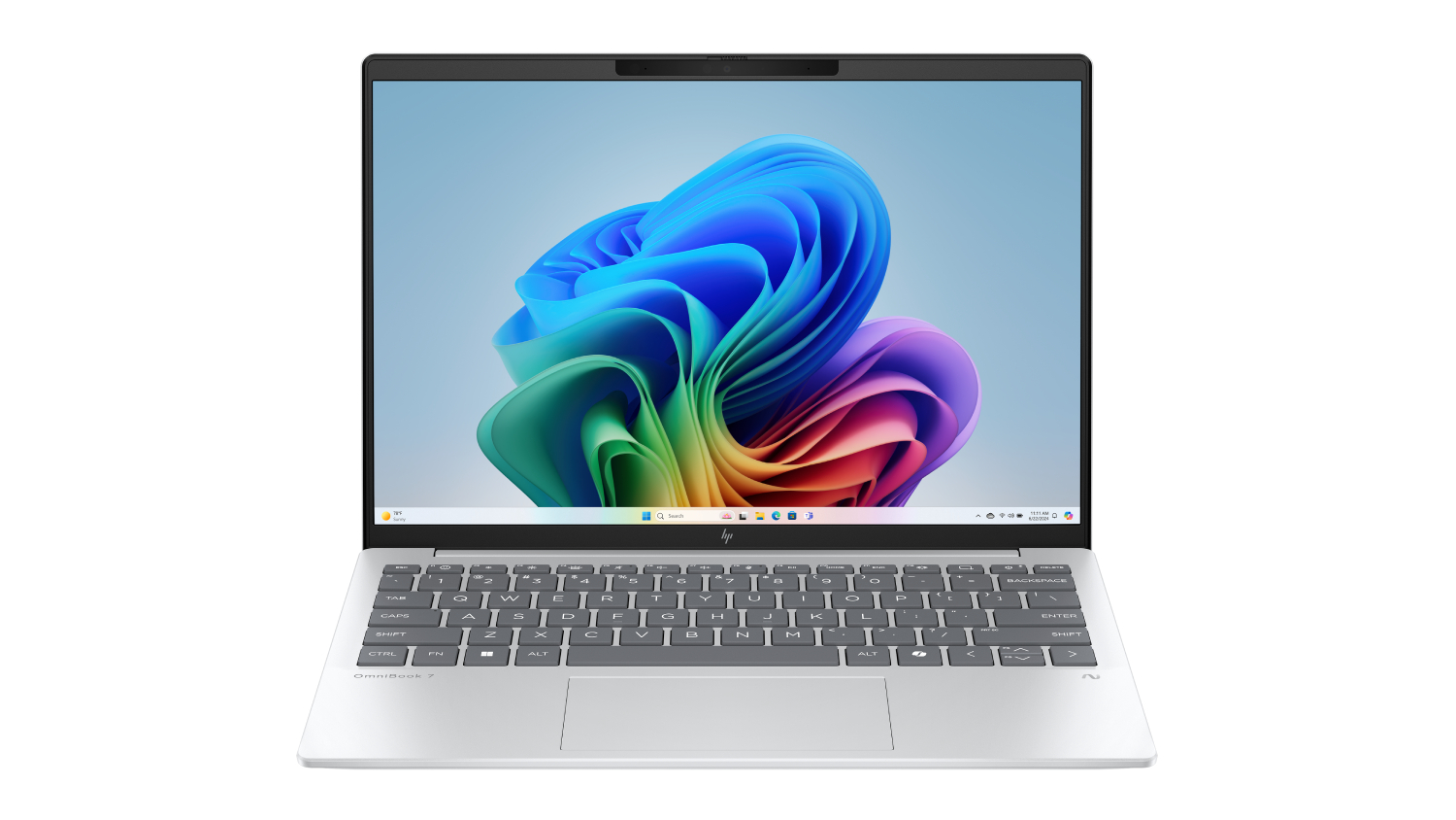 HP OmniBook 7 Aero 13.3&quot; Laptop - AMD Ryzen AI 7 32GB-RAM 1TB-SSD Copilot+ PC - Glacier Silver (13-bg1006AU)