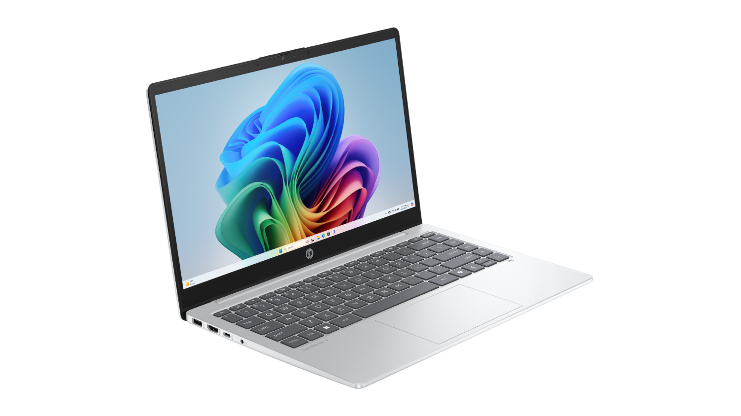 HP OmniBook 3 14" Laptop - AMD Ryzen AI 5 24GB-RAM 512GB-SSD Copilot+ PC - Glacier Silver (14-ha0004AU)