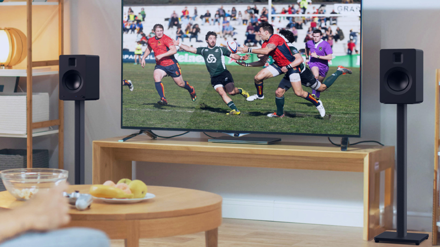 Kanto ST28 Universal Bookshelf Speaker Floor Stand 28" 2pcs. - Black