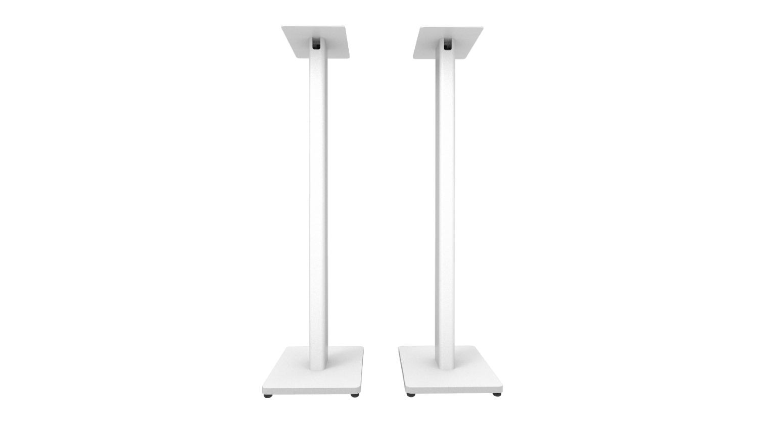 Kanto ST34W Universal Bookshelf Speaker Floor Stand 34" 2pcs. - White