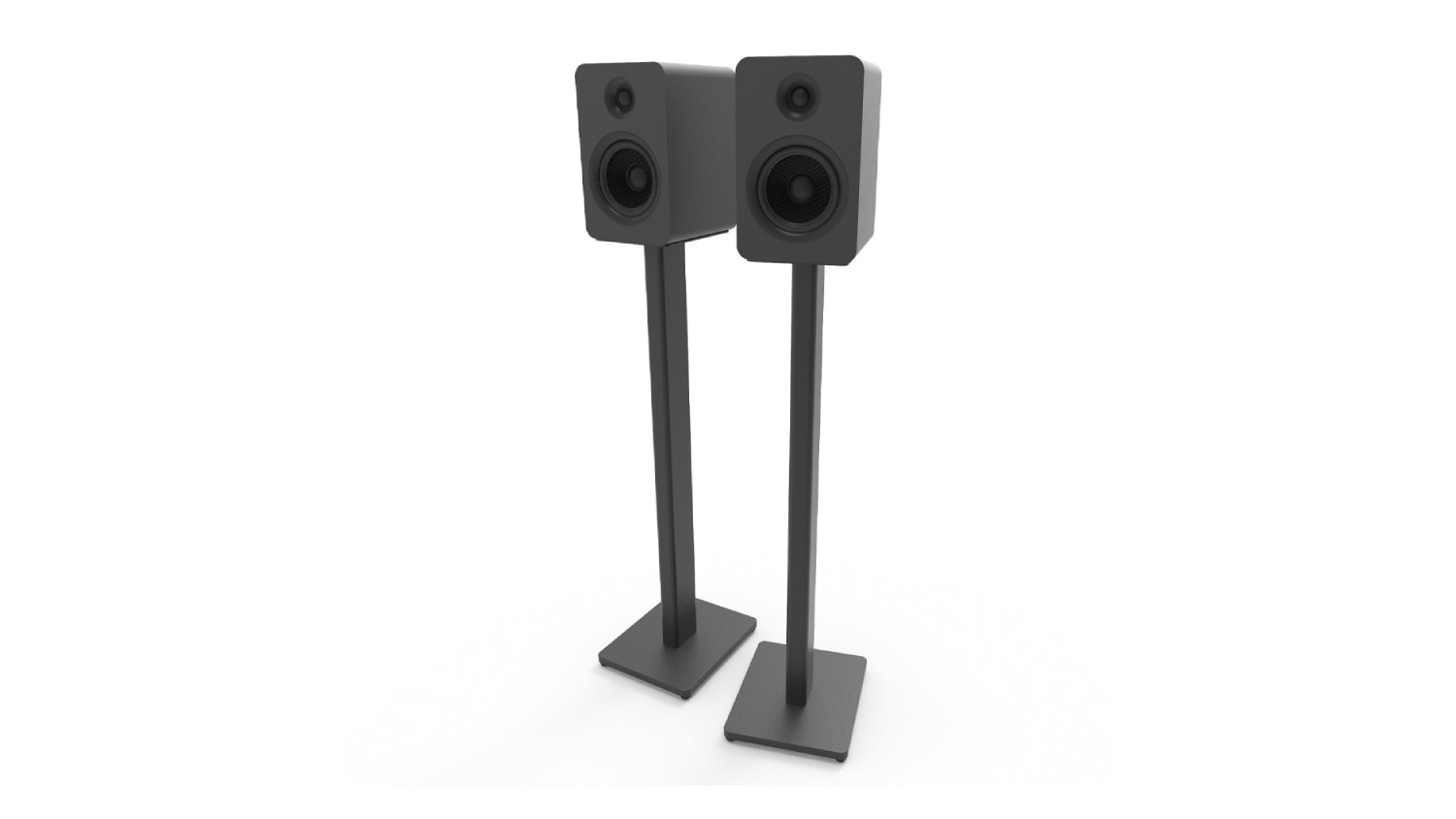 Kanto ST34 Universal Bookshelf Speaker Floor Stand 34" 2pcs. - Black