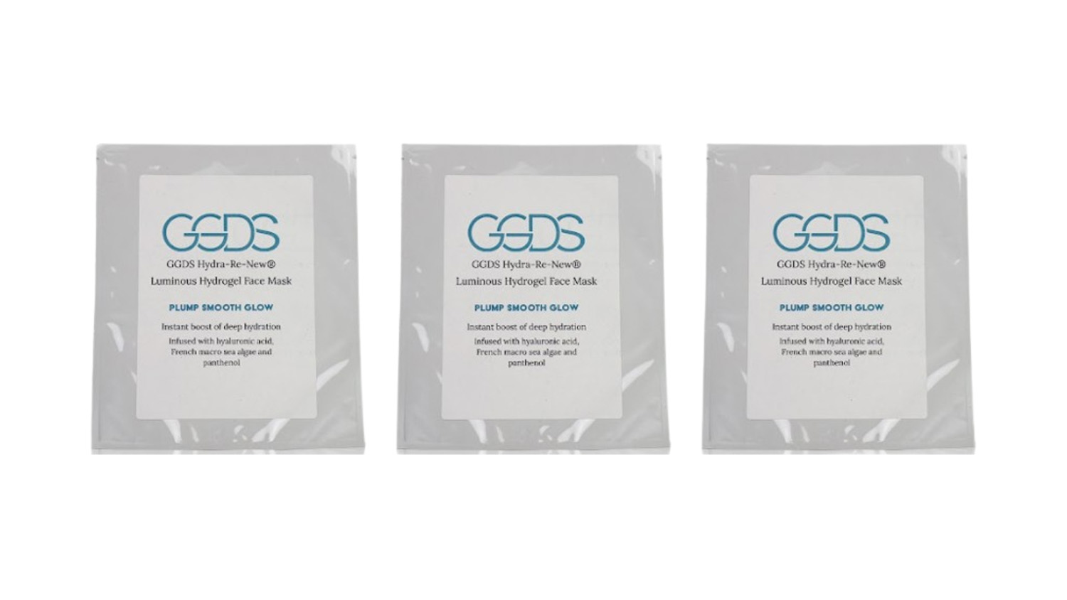 GGDS Hydra Re-New Luminous Hydrogel Face Mask Collection