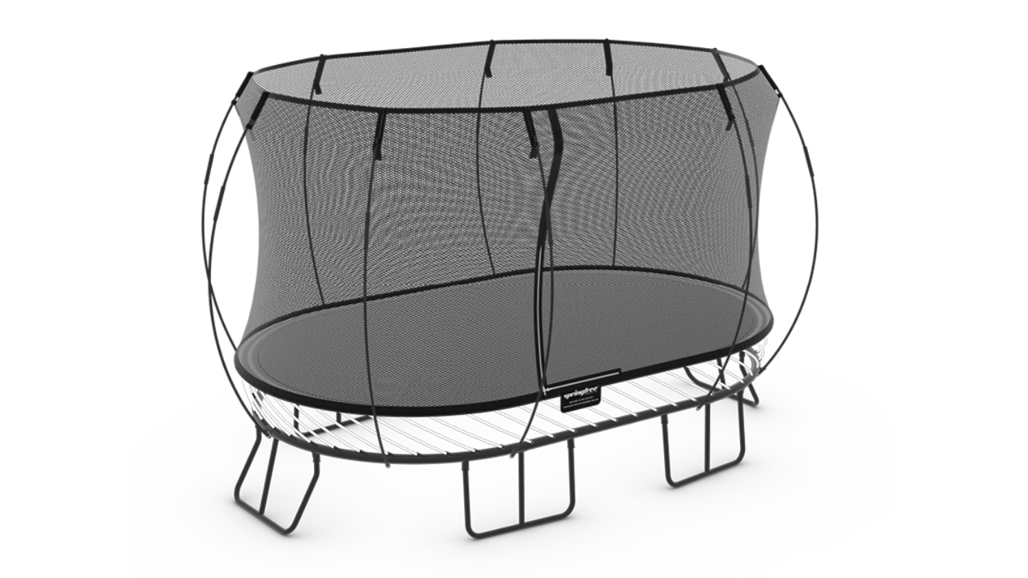 Springfree Large Trampoline 4 x 2.4m Oval with Move Equipment Bundle