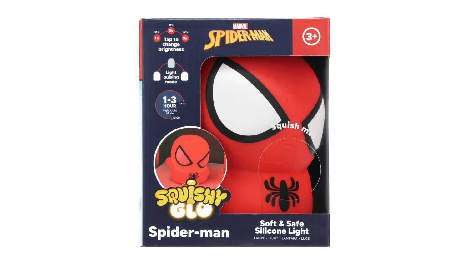 Paladone SquishyGlo Silicone Light - Spiderman