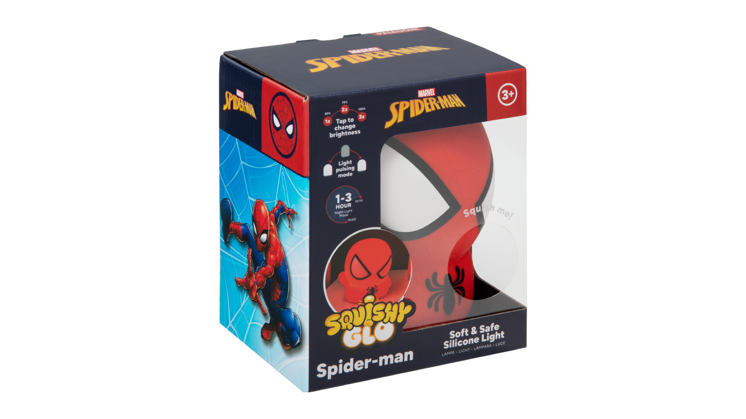 Paladone SquishyGlo Silicone Light - Spiderman