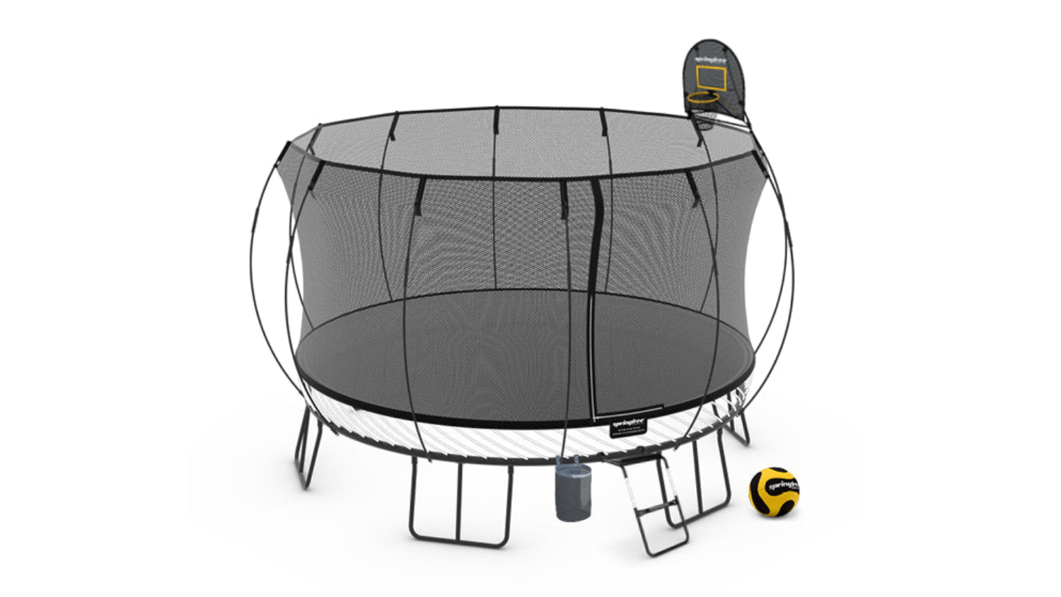 Springfree Jumbo Trampoline 4m Round with Sport Equipment Bundle