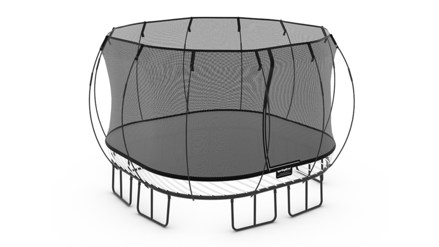 Springfree Large Trampoline 3.4m Square with Move Equipment Bundle