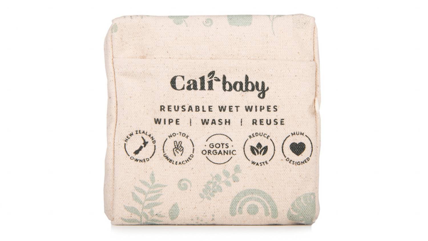 CaliWoods Reusable Muslin Wet Wipes