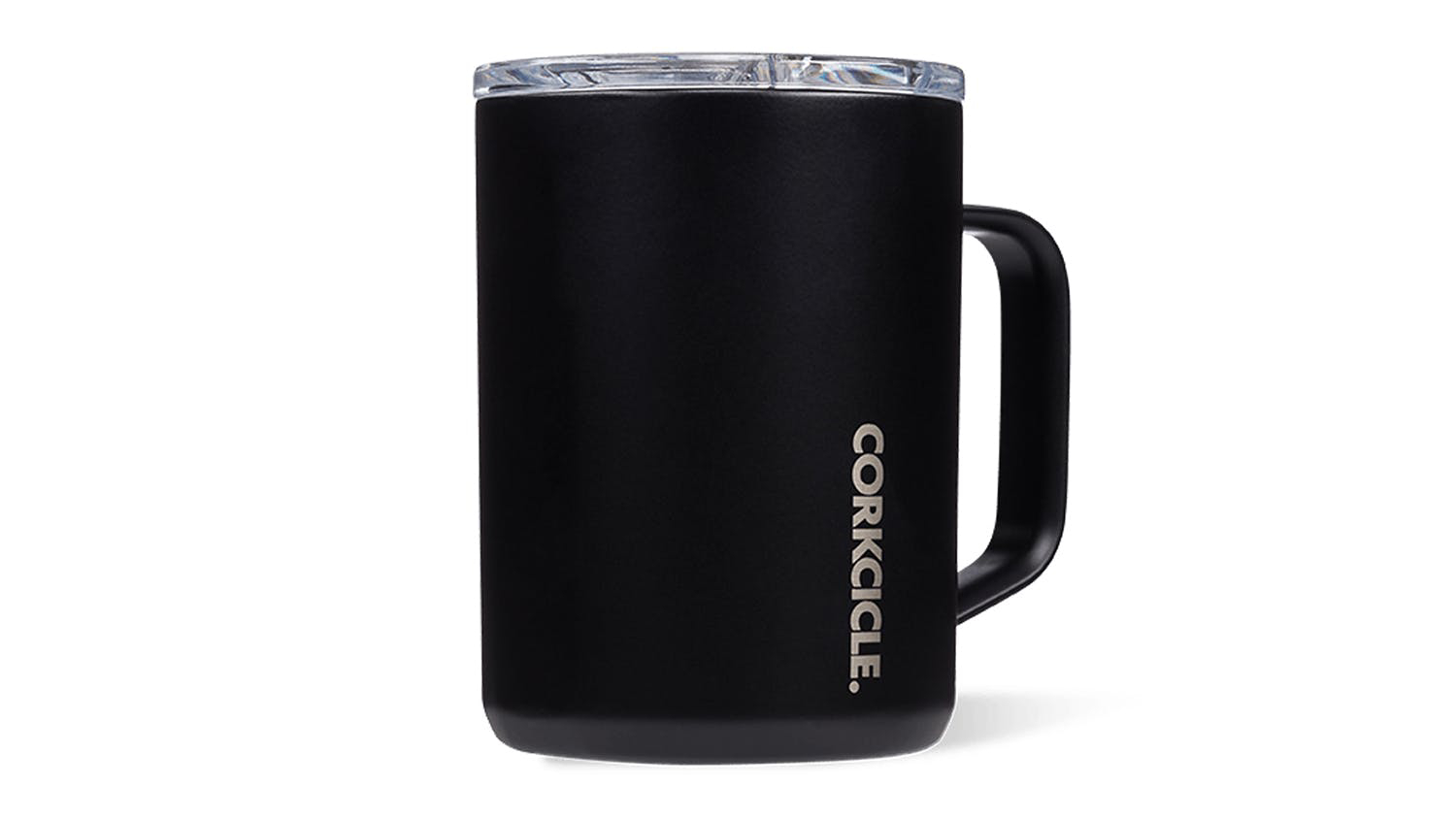 Corkcicle Pure Taste Mug with Lid 500ml - Matte Black