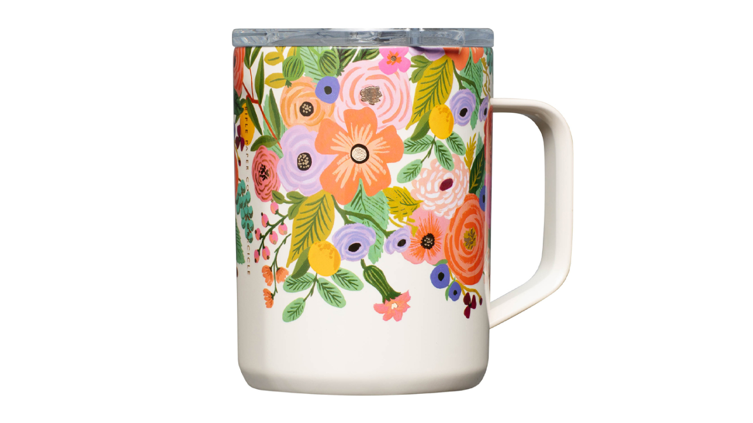 Corkcicle Pure Taste Mug with Lid 500ml - Garden Party Cream