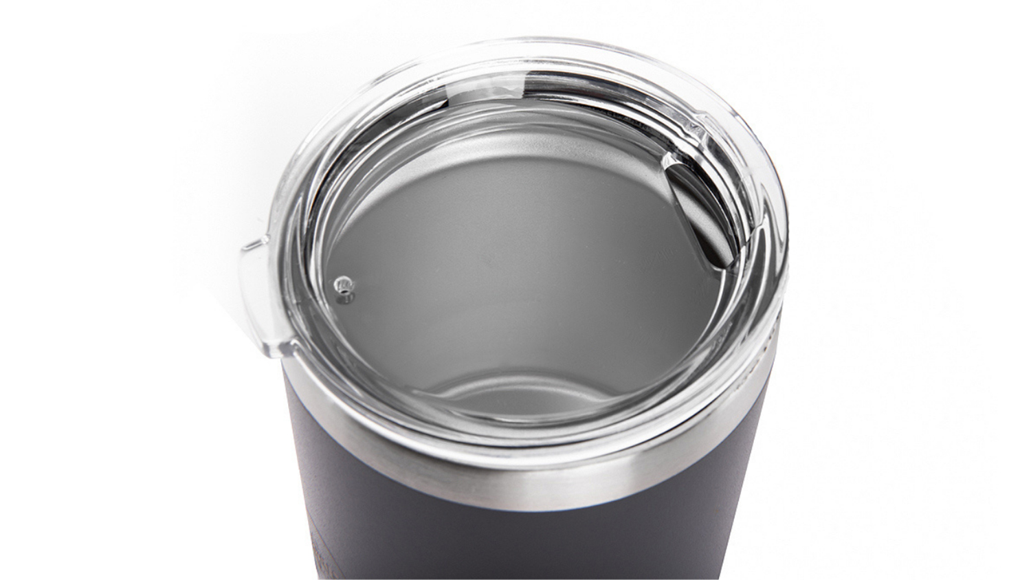 CaliWoods Insulated Travel Coffee Cup 350ml - Charcoal