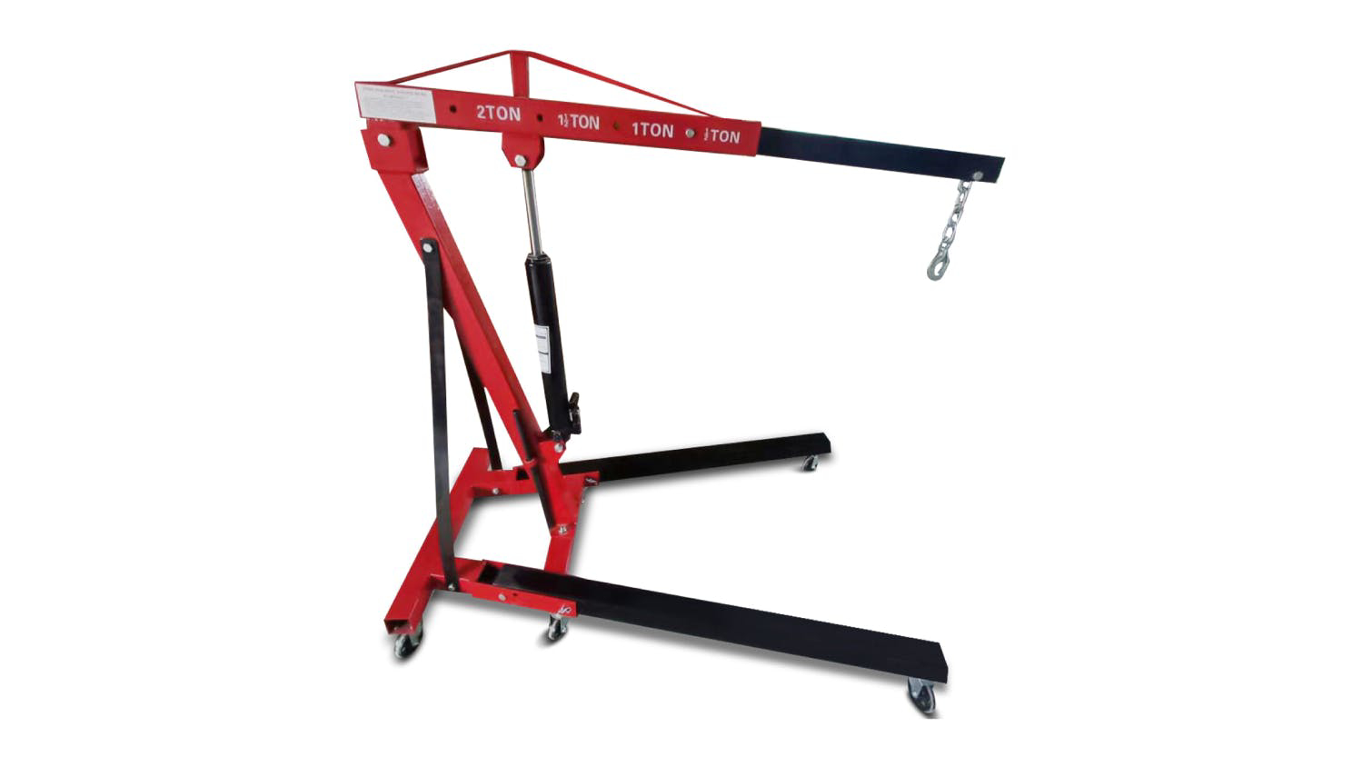 TSB Living Folding Adjustable Engine Crane - Red