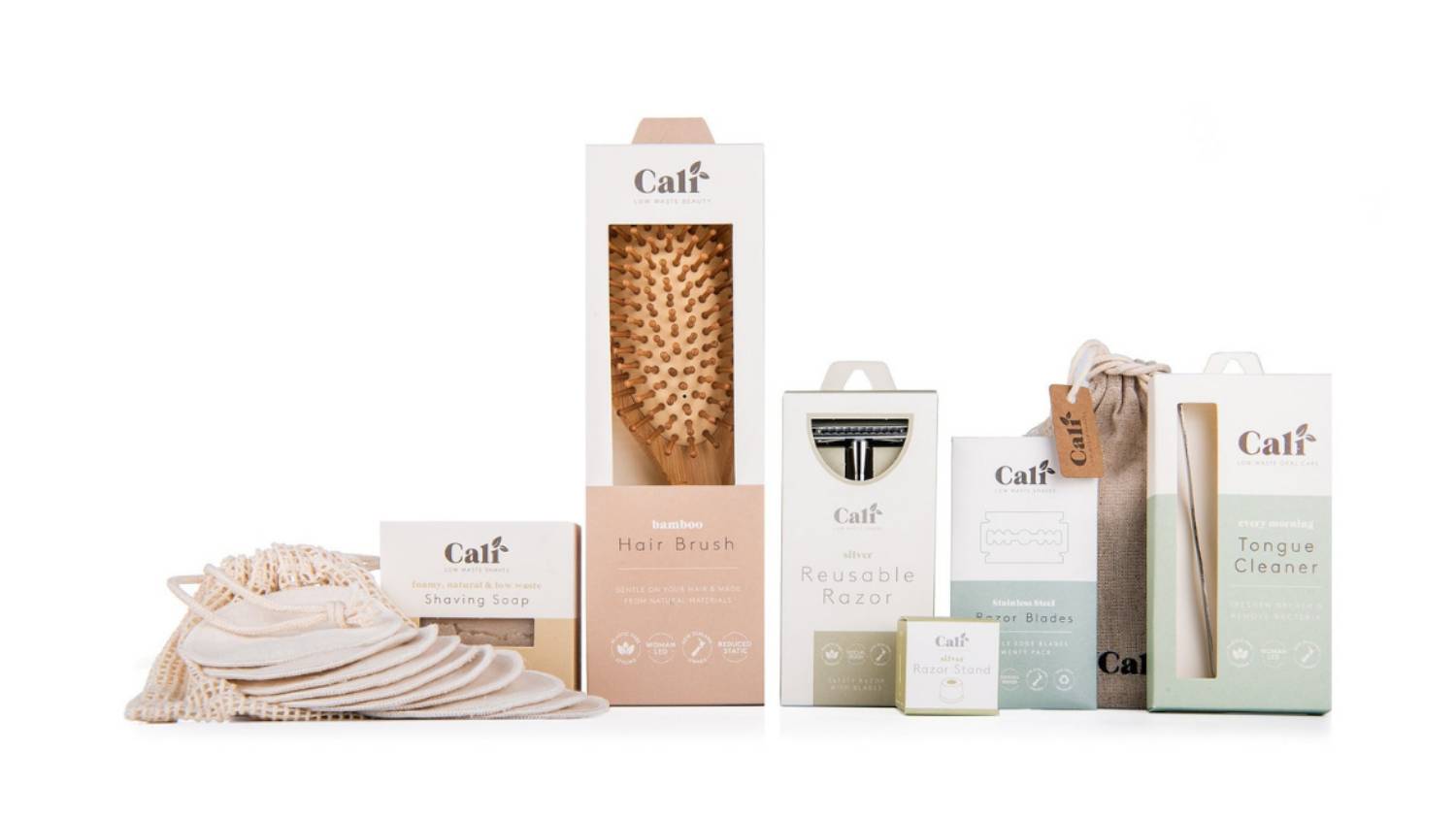CaliWoods Luxe Bathroom Kit 8pcs. - Silver