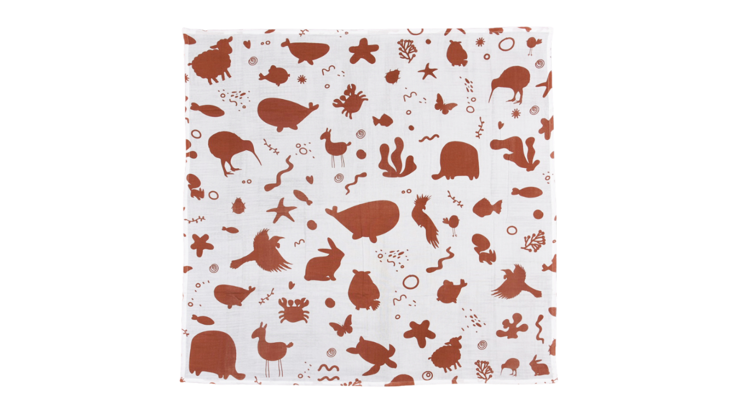 CaliWoods Organic Baby Shower Gift Set 2pcs. - Animals