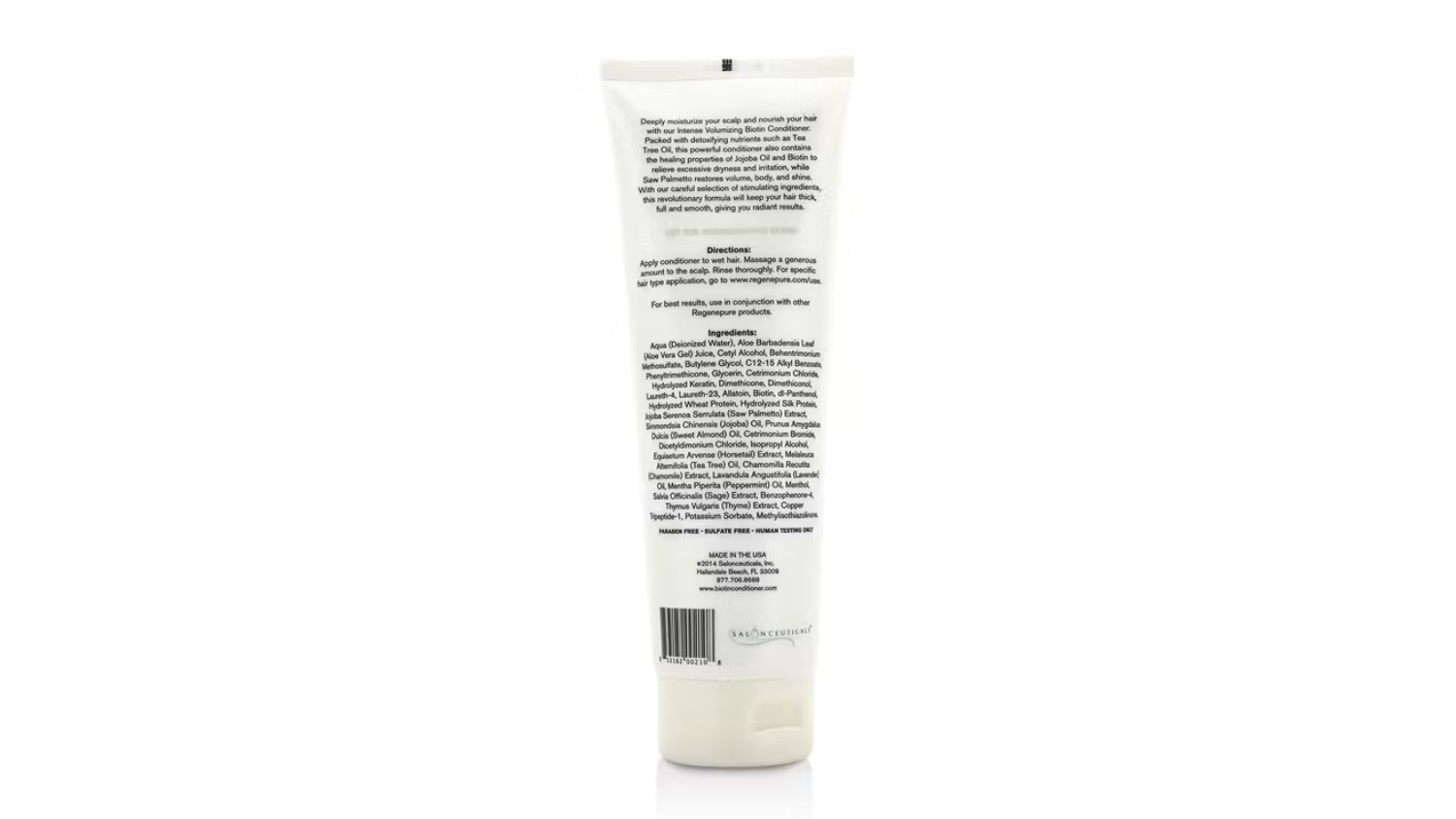 Regenepure Intense Volumising Biotin Conditioner - 244ml/8oz
