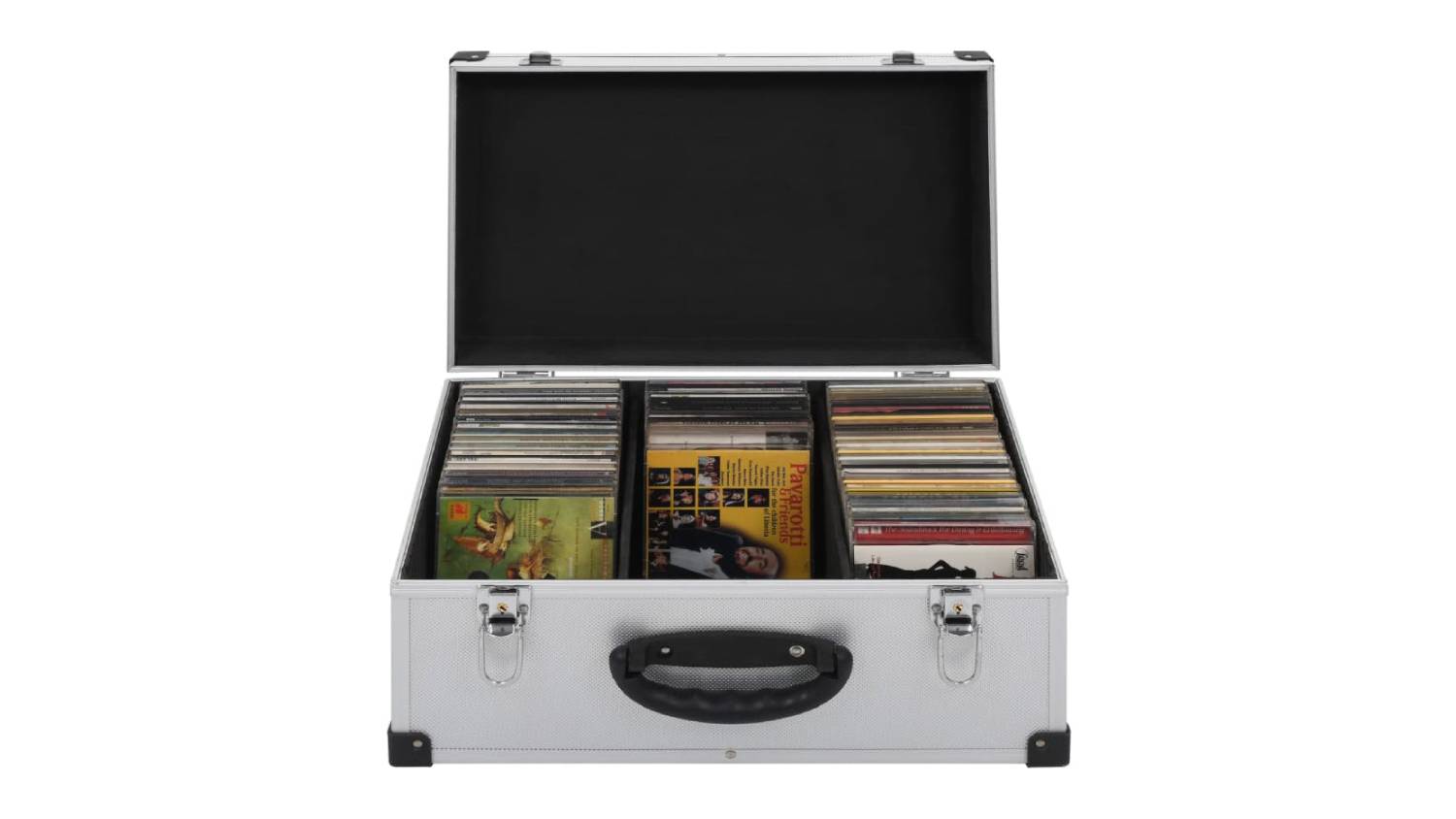 NNEVL CD Storage (60 CDs) - Aluminium/Silver