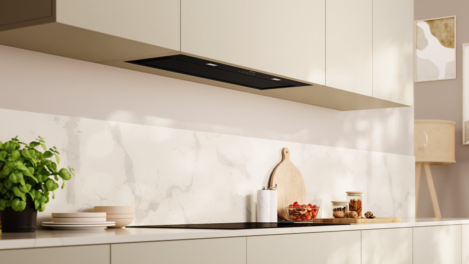 Neff 86cm Insert Integrated Rangehood - Black (D86NPC1S0A)