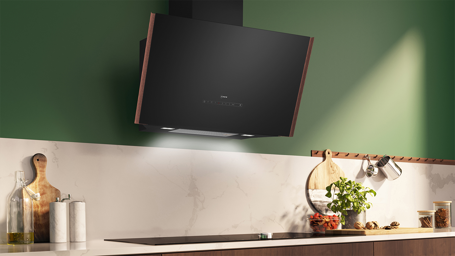 NEFF 90cm Inclined Wall Mounted Rangehood - Flex Design (D98IPT2Y5)
