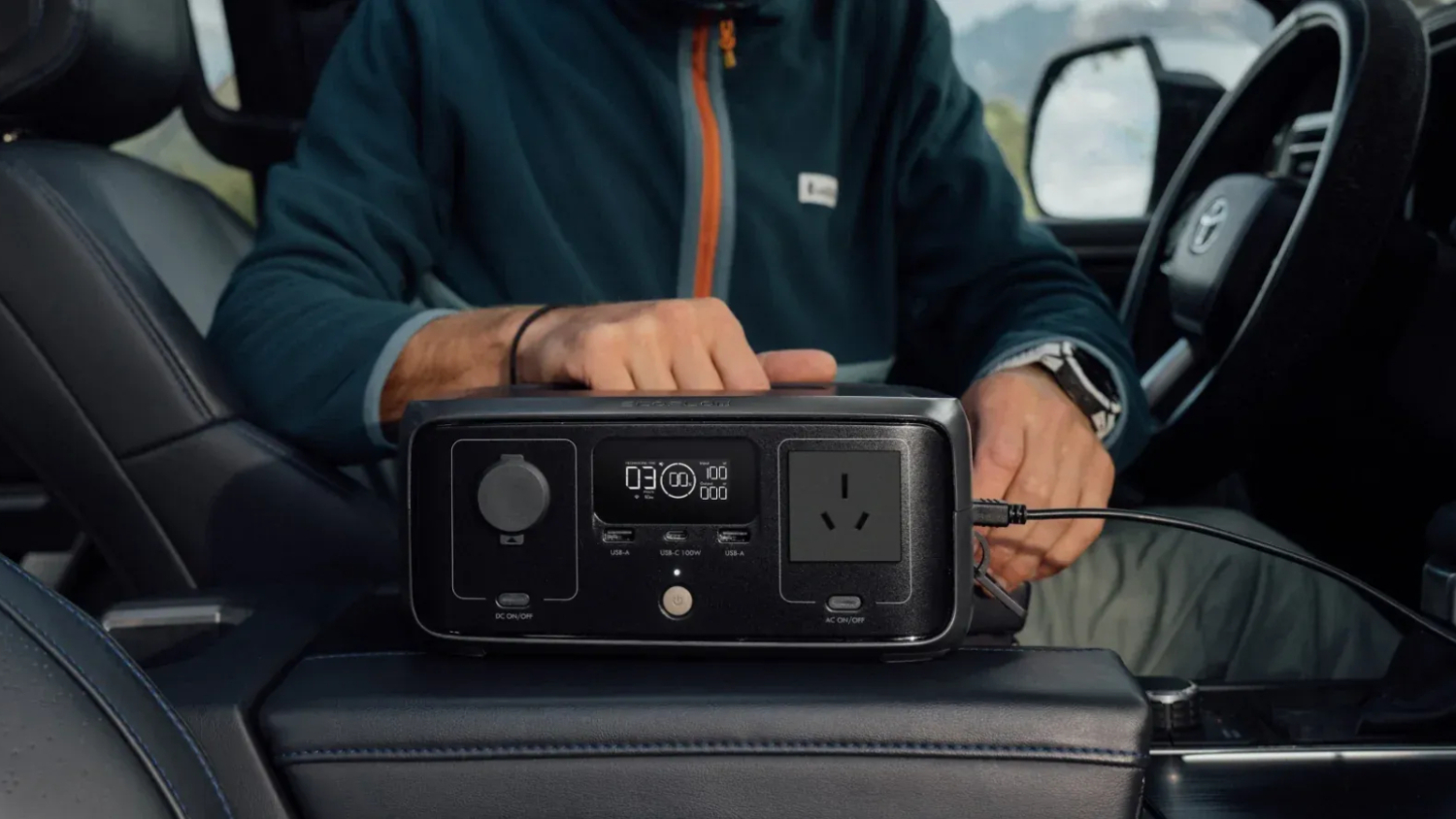 EcoFlow River 3 Plus 600W Portable Power Station - Black (EFRIVER3PLUS)