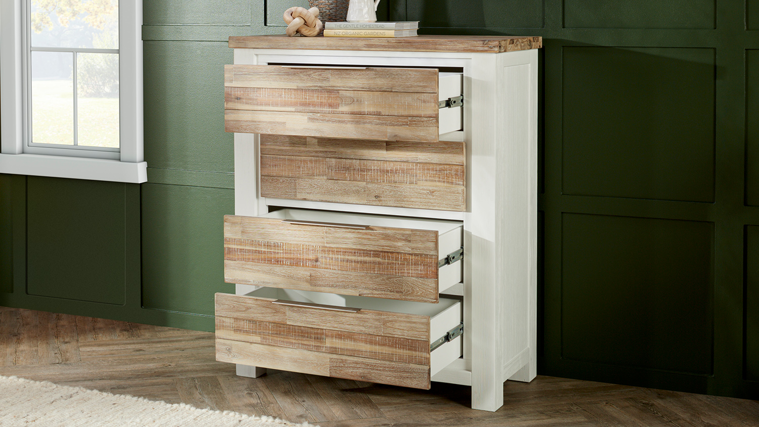 Homestead 4 Drawer Tallboy