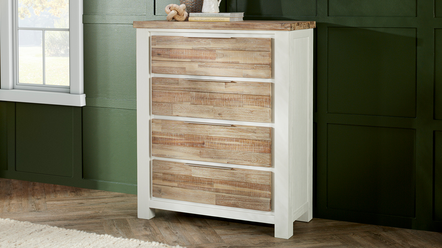 Homestead 4 Piece Queen Tallboy Bedroom Suite