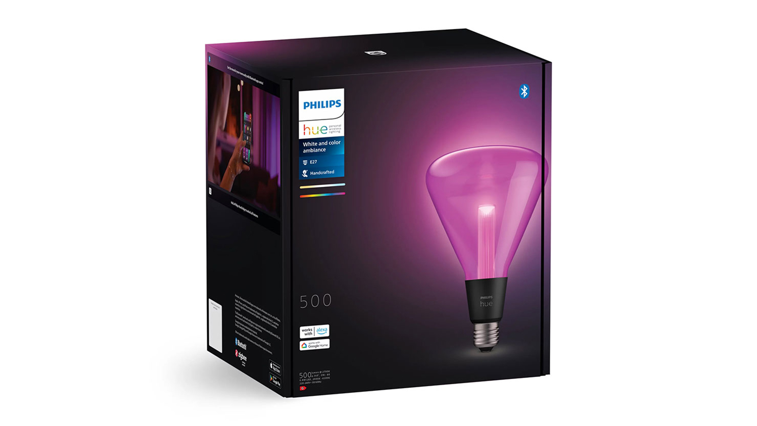 Philips Hue Lightguide E27 Triangular RBG Smart Bulb