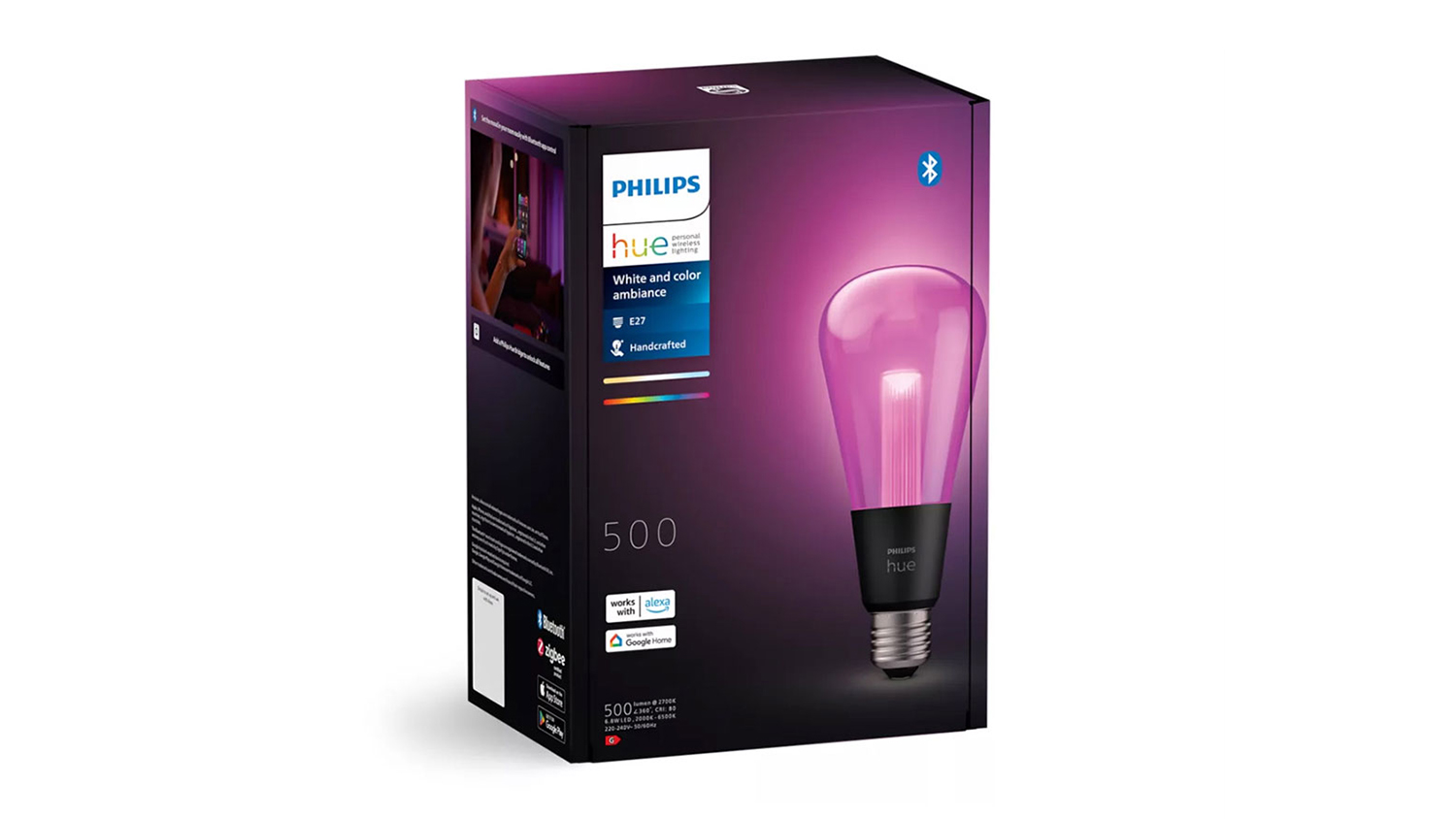 Philips Hue Lightguide ST72 E27 Long RGB Smart Bulb