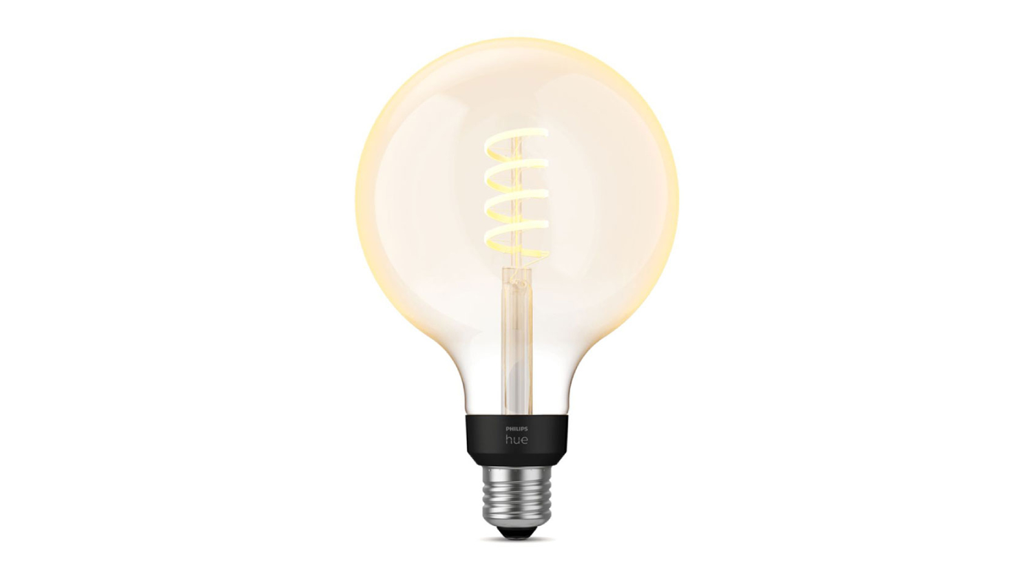 Philips Hue G125 E27 White Filament Smart Bulb