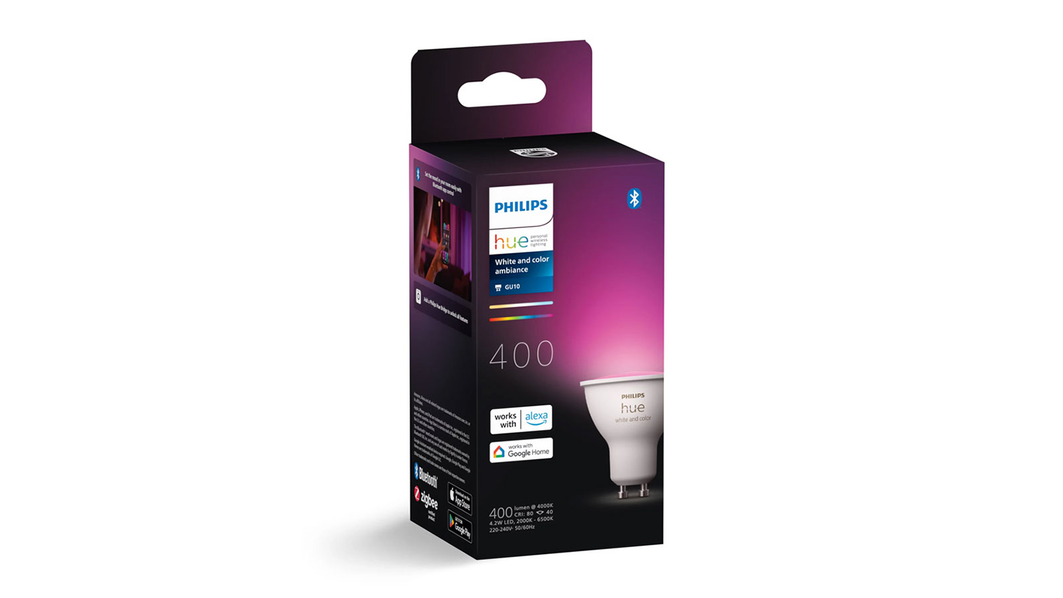 Philips Hue GU10 White/RGB Smart Spotlight Bulb