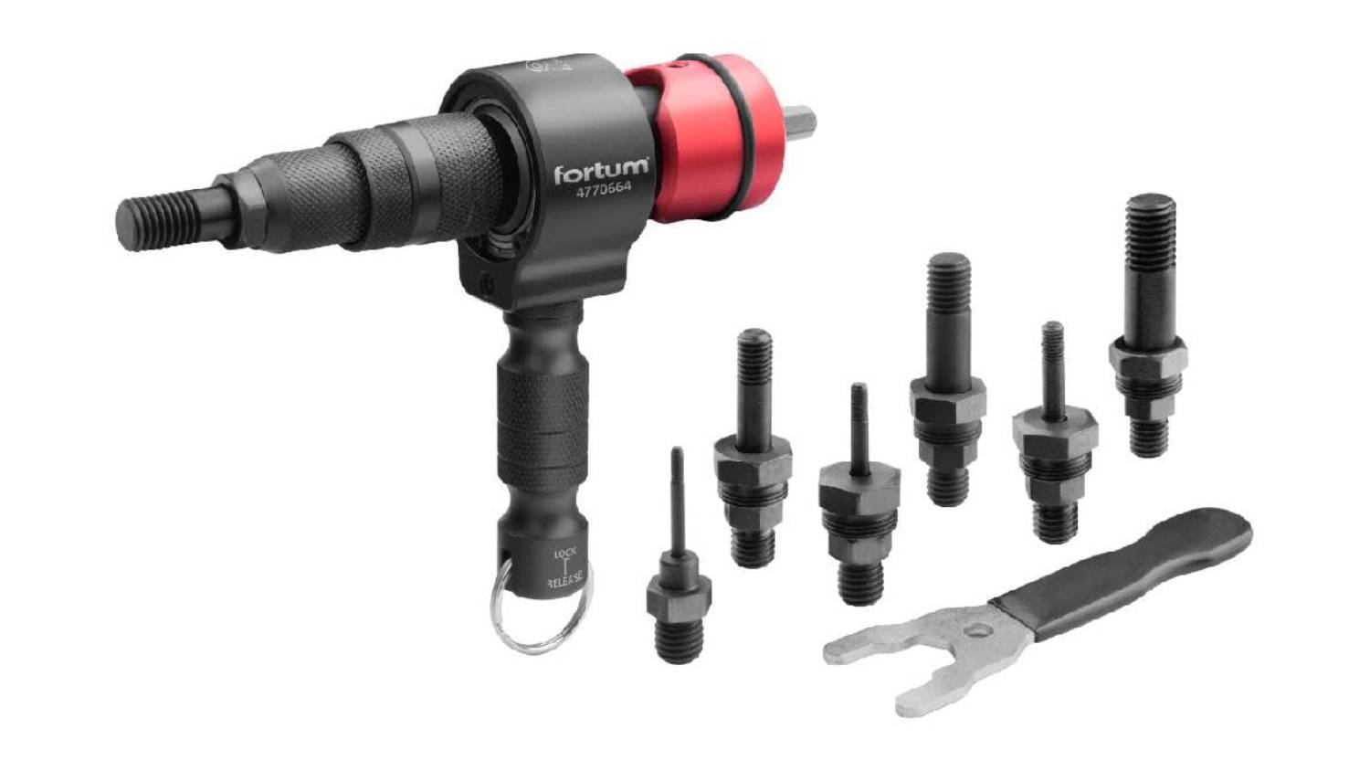 Fortum Rivnut Drill Adaptor M3 - M12