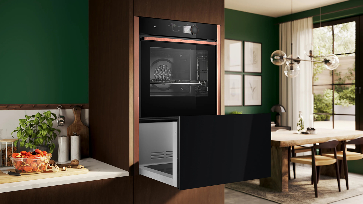 Neff 29cm Built-In Warming Drawer - Flex Design (N39HA11Y1B)