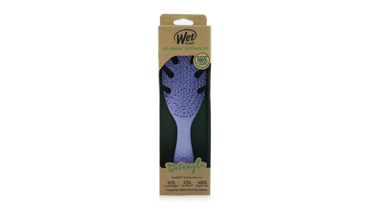 Wet Brush Go Green Detangler - # Lavender - 1pc